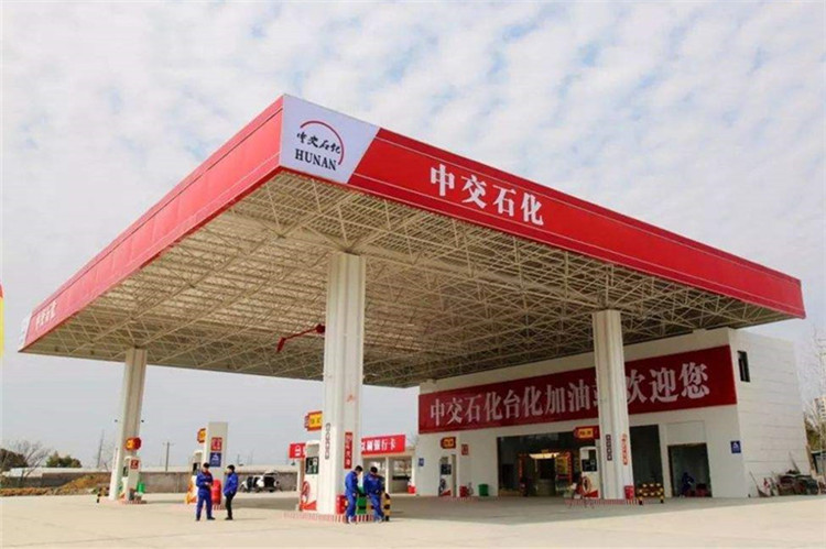 兴安盟加油站钢结构网架案例6